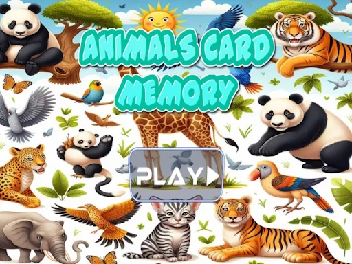 Animal cards memory